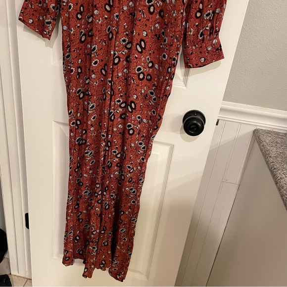 Free People Red Floral Jumpsuit - Picture 6 of 13